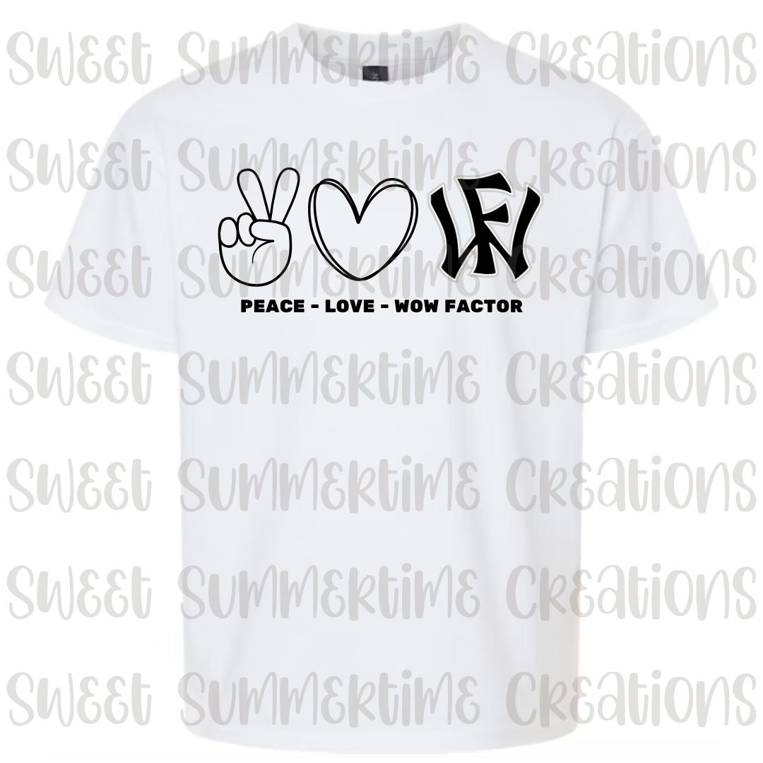 WF Peace Love Wow Factor