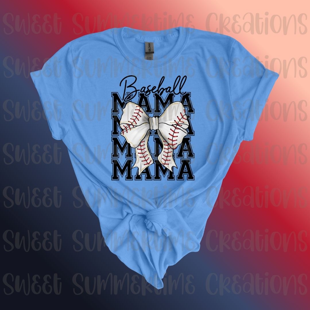 Baseball Mama Bow