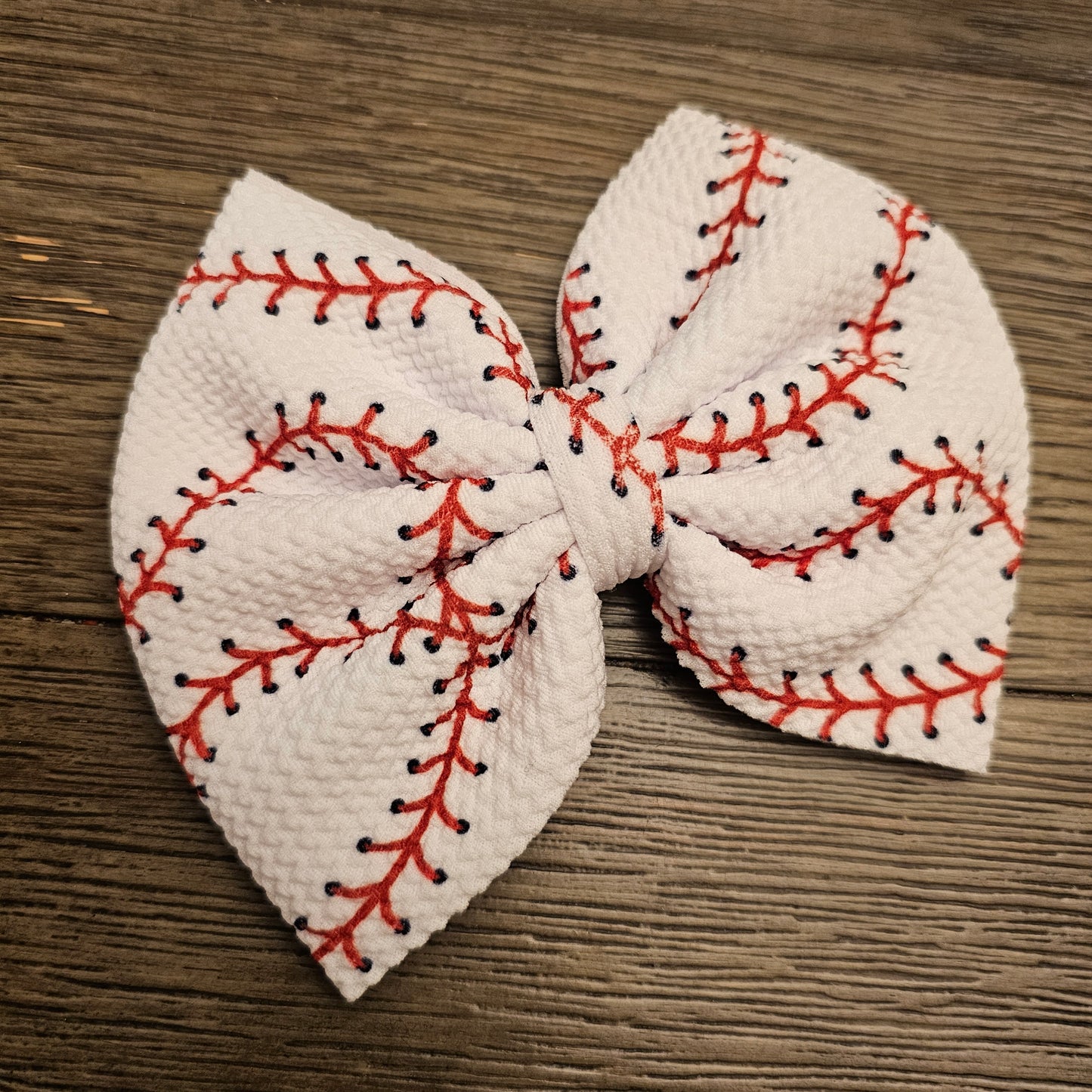 Baseball Stitch Bows