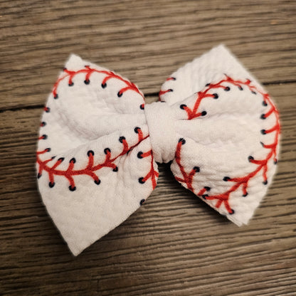 Baseball Stitch Bows