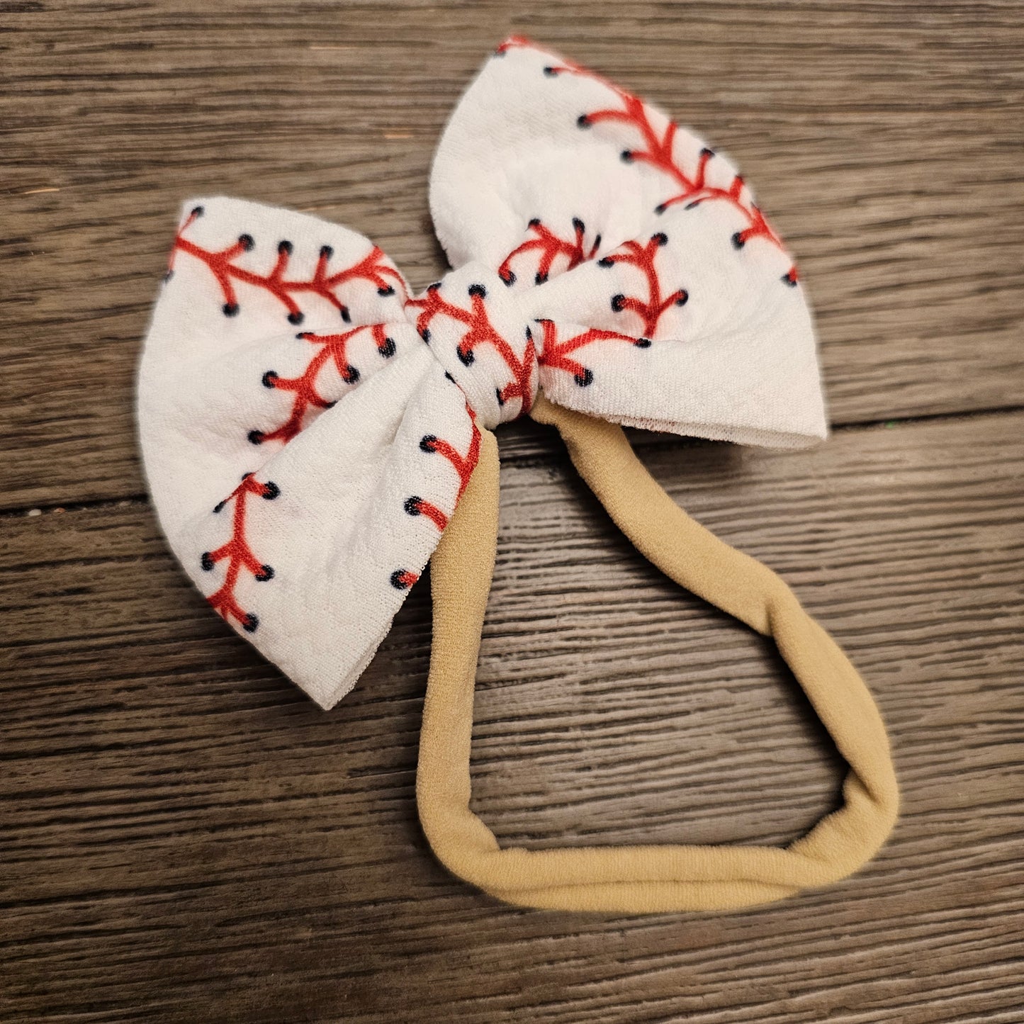 Baseball Stitch Bows