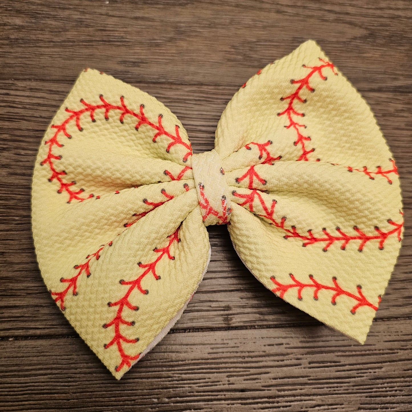 Softball Stitch Bows