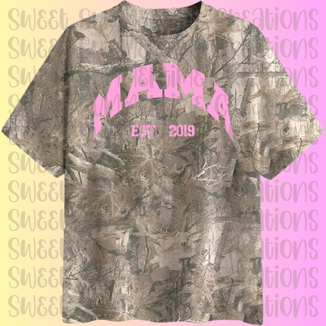 *LIMITED* Camo with Name + Established Year
