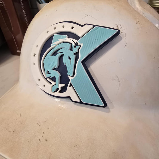 3D Printed Helmet Decal