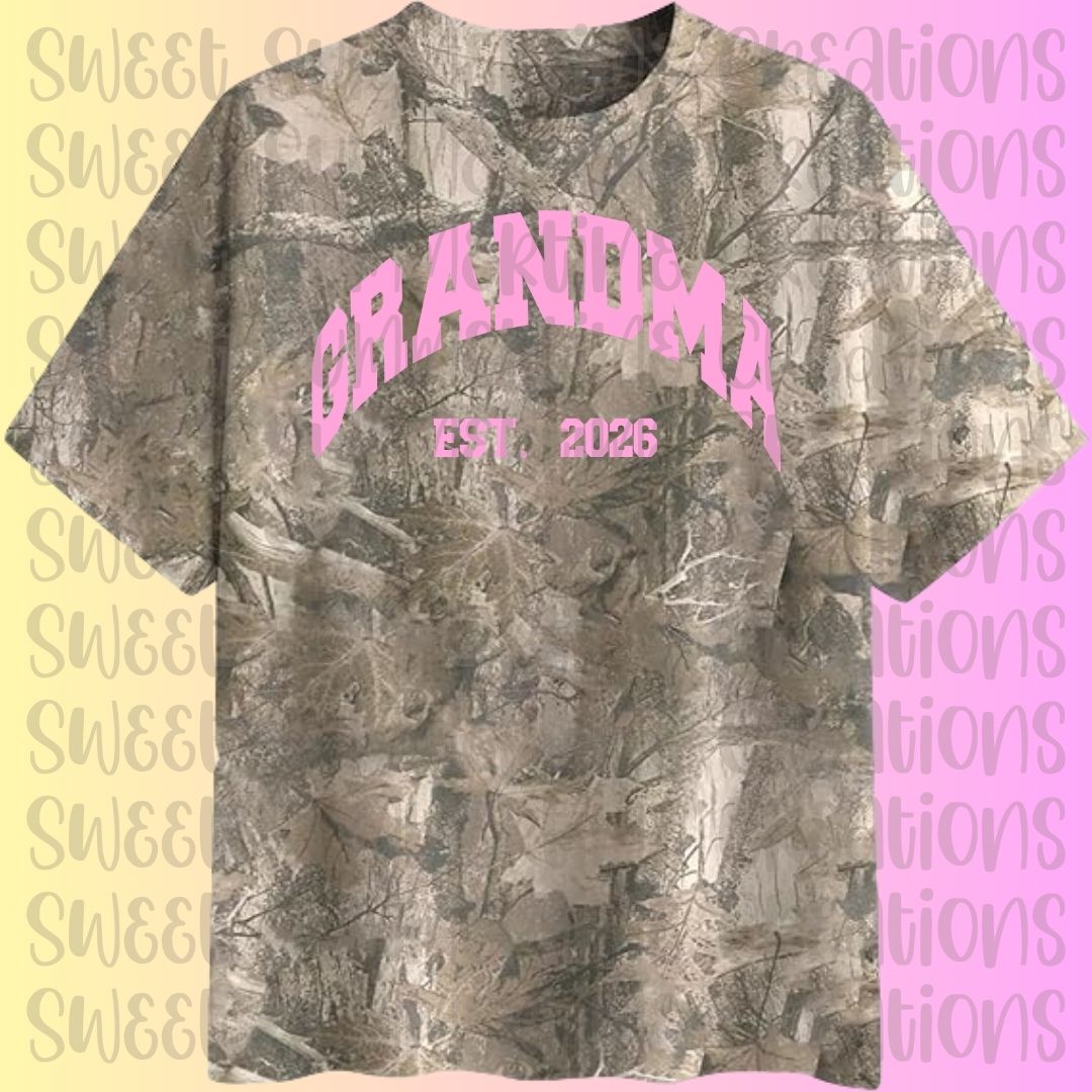 *LIMITED* Camo with Name + Established Year