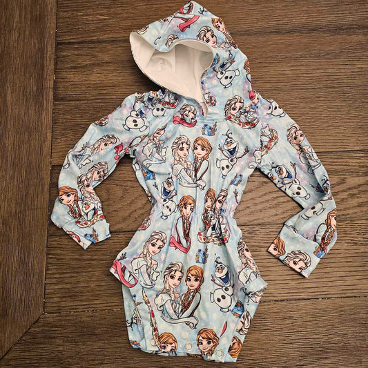 Frozen Hooded Romper