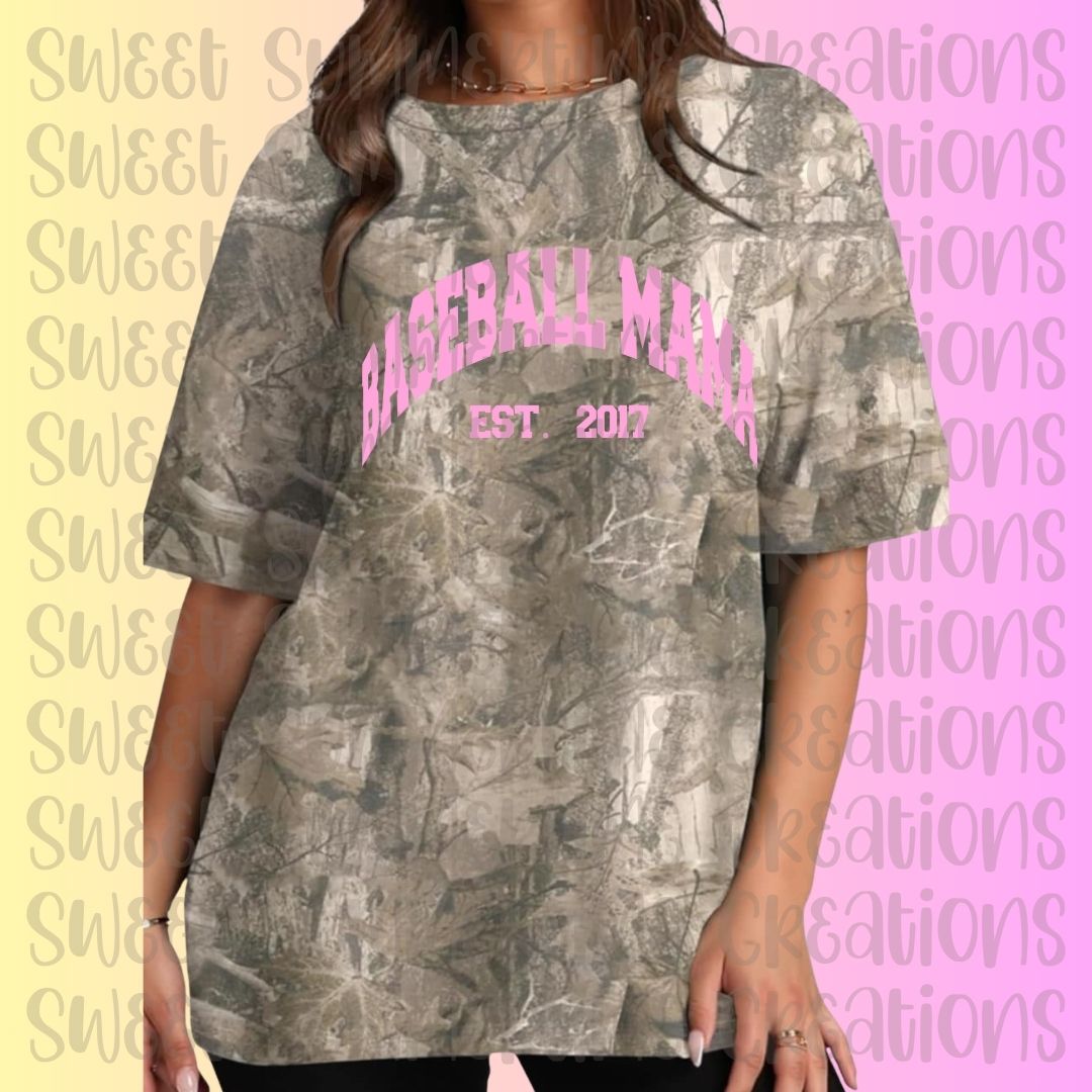 *LIMITED* Camo with Team Name