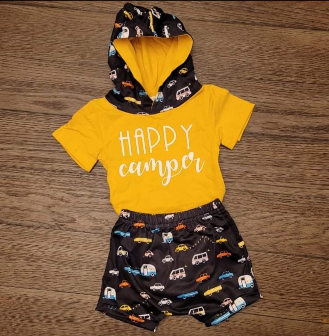 Happy Camper Romper Set