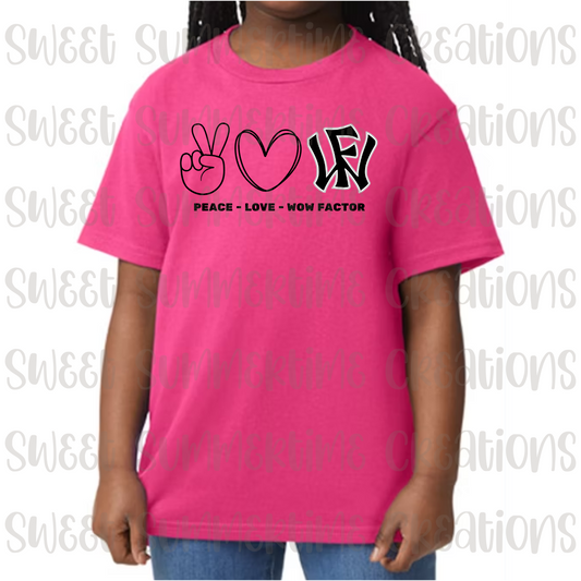 WF Peace Love Wow Factor