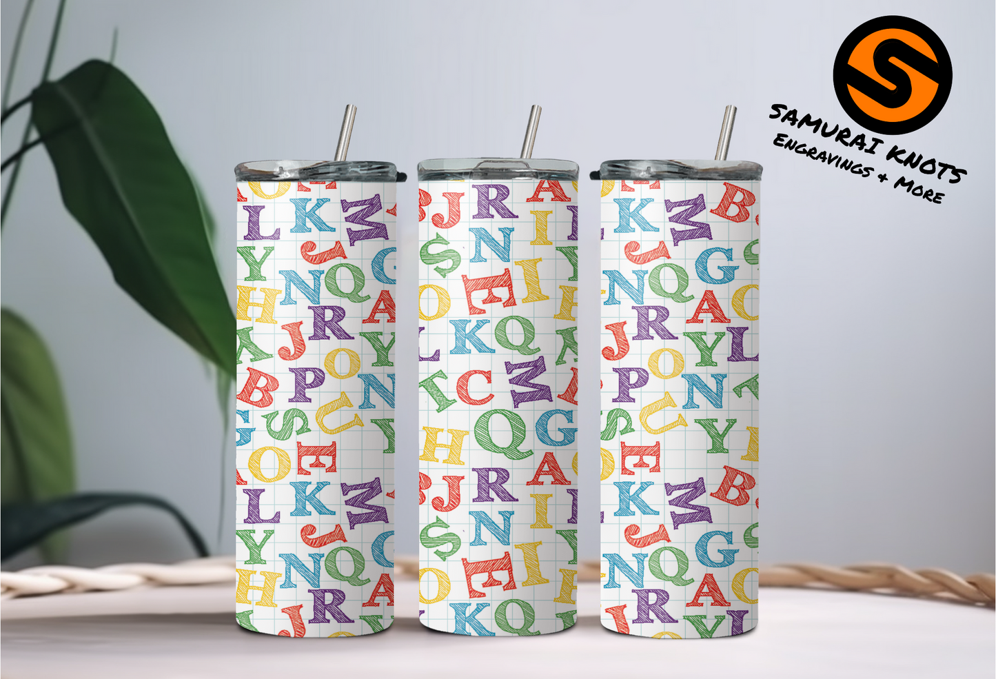 Alphabet Tumbler