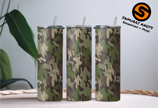 Camo Pattern Tumbler