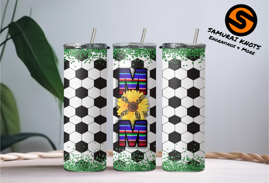 Mom Soccer Tumbler