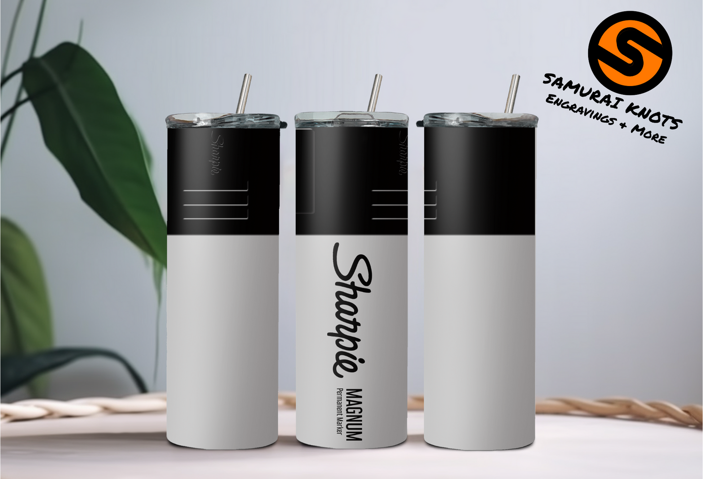 Sharpie Black Tumbler