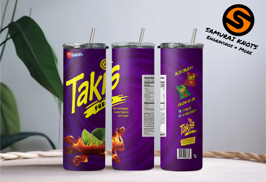 Takis Purple Bag Tumbler